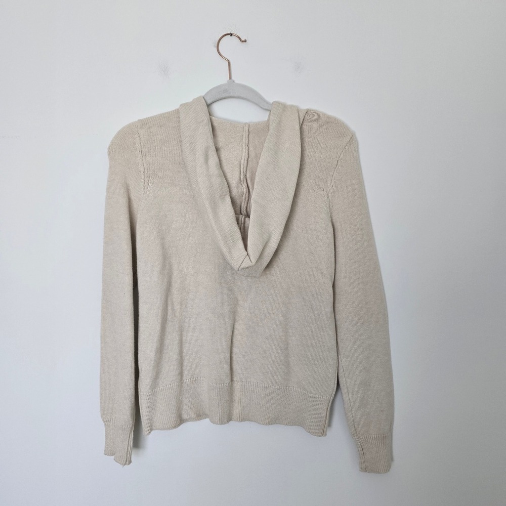 Life is Good Hoodie Sweater Women XS Beige Hot Cocoa Graphic WH52987-101-8PA - Picture 5 of 5